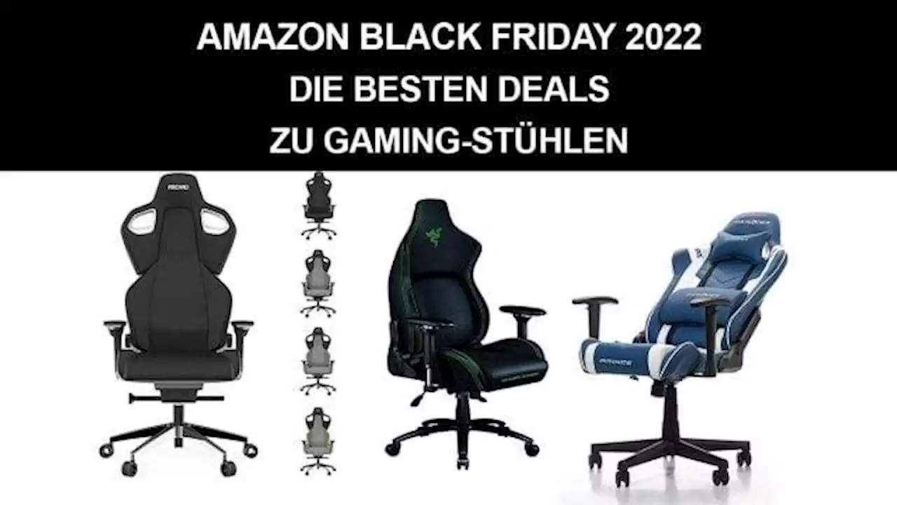 Gaming-Stühle von Recaro, Razer und DXRacer: Am Amazon Black Friday purzeln die Preise