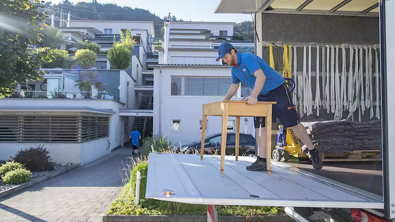 In diesem Kanton wurde 2021 besonders oft gezügelt