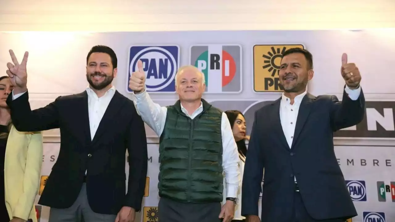 PAN, PRI y PRD inician negociaciones para la alianza por el gobierno del Edomex