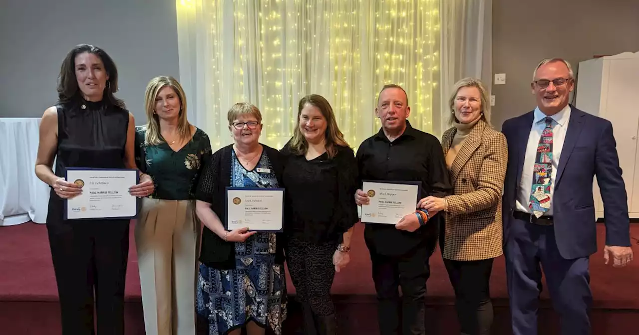 Belleville Rotary honours community members for outstanding service