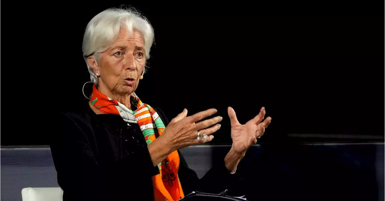 ECB may have to restrict growth to control inflation, Lagarde says