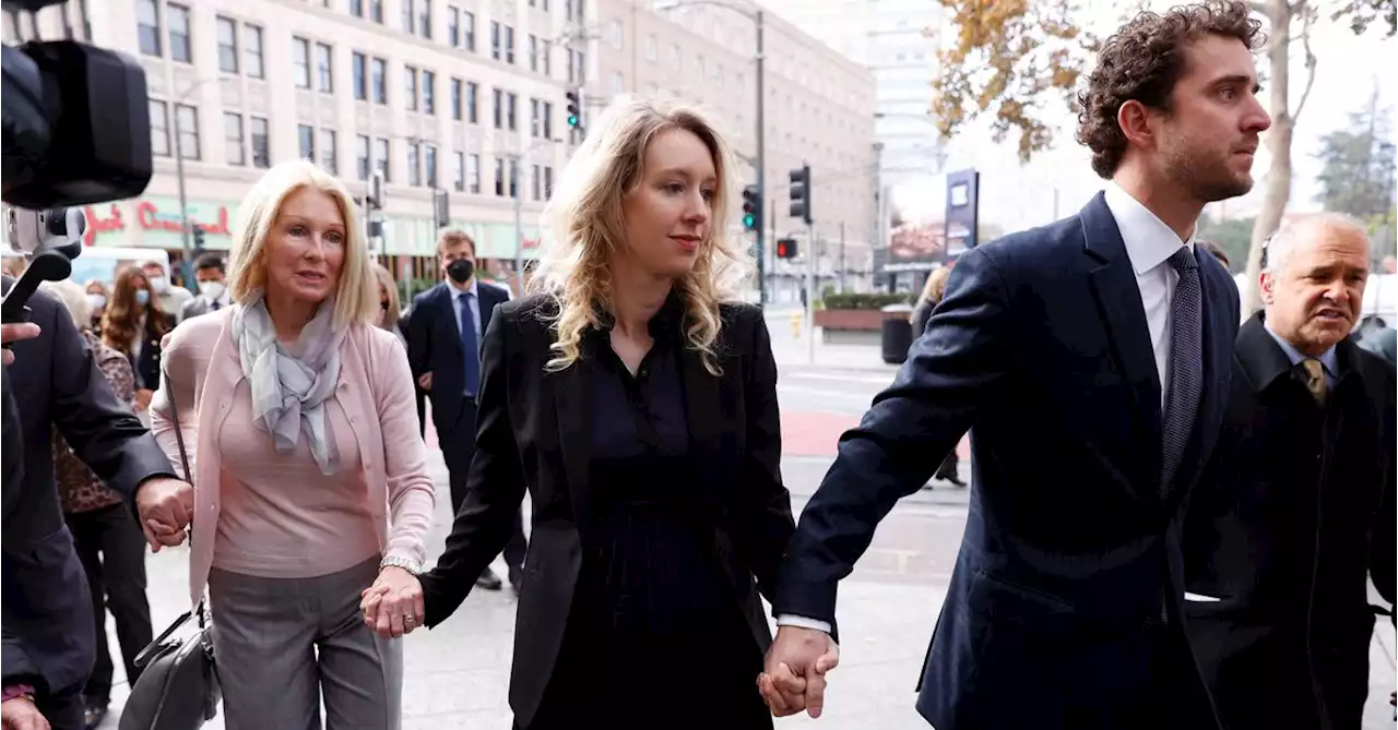 Elizabeth Holmes arrives in court to face sentencing for Theranos fraud