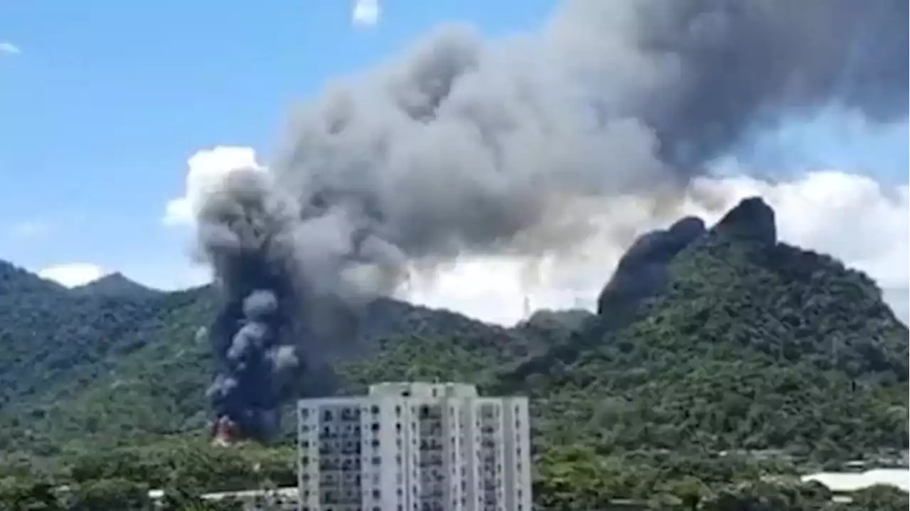 Incêndio atinge o Projac, da Rede Globo, no Rio de Janeiro; veja vídeo