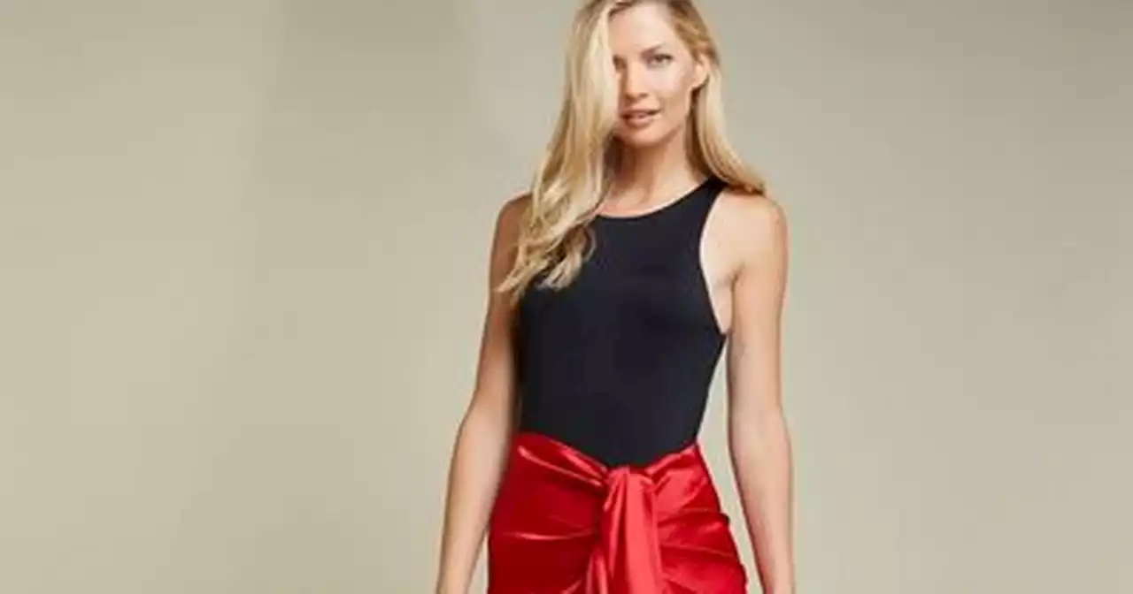 Dunnes is selling a beautiful red satin skirt for Christmas and it's only €25