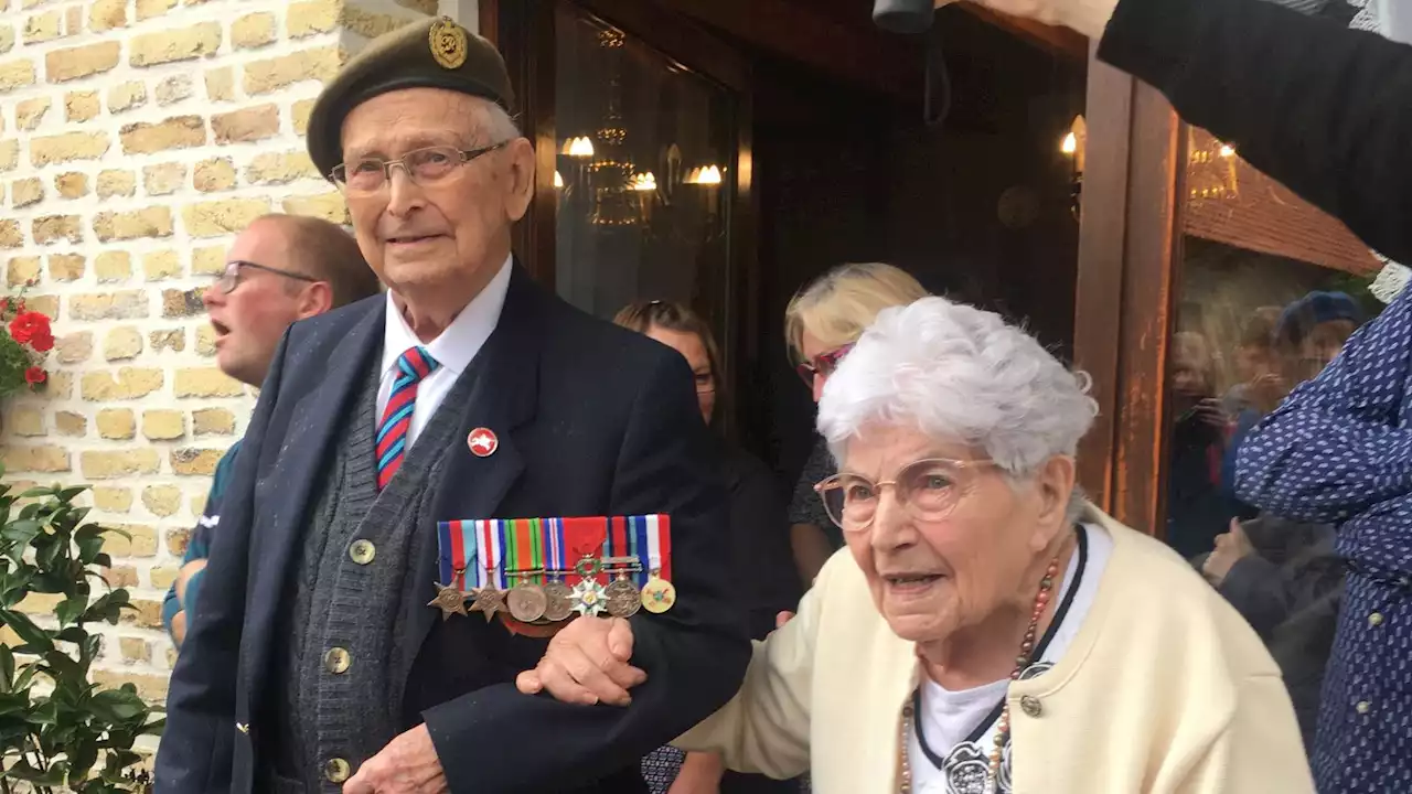 Second World War veteran reunited with girl he helped in France