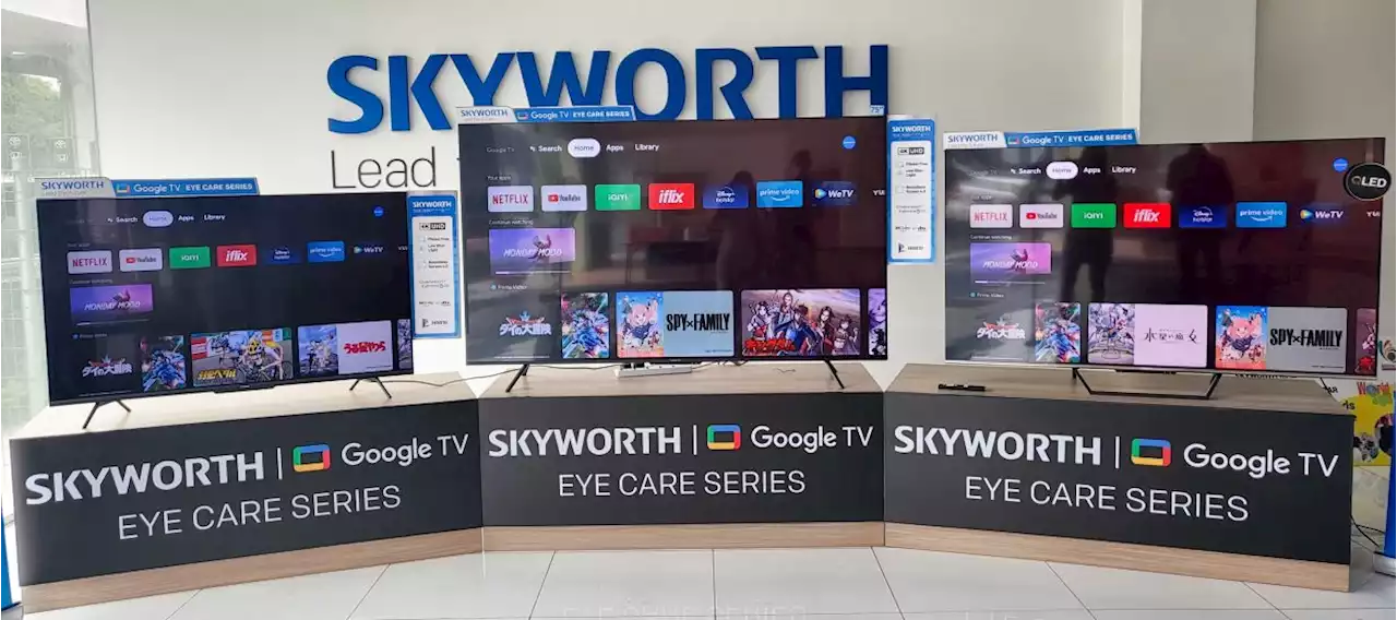 Skyworth launches its Eyecare Google TV Series with low blue light