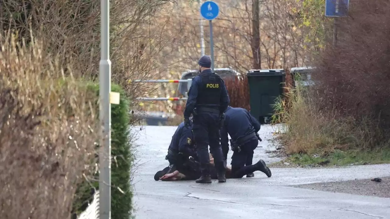 En person gripen för mord i Skogås