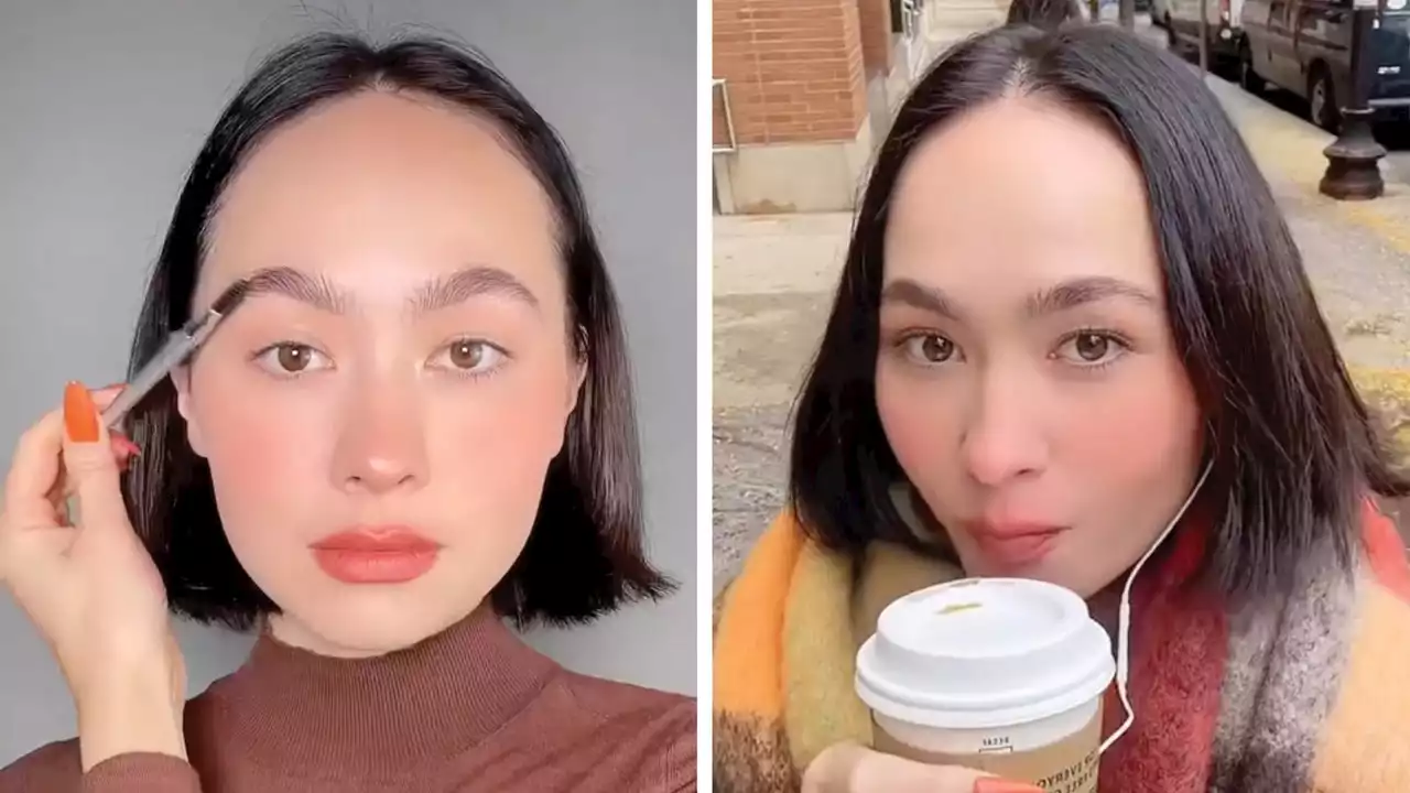 The TikTok-Viral “I'm Cold' Makeup Has Main Character Energy