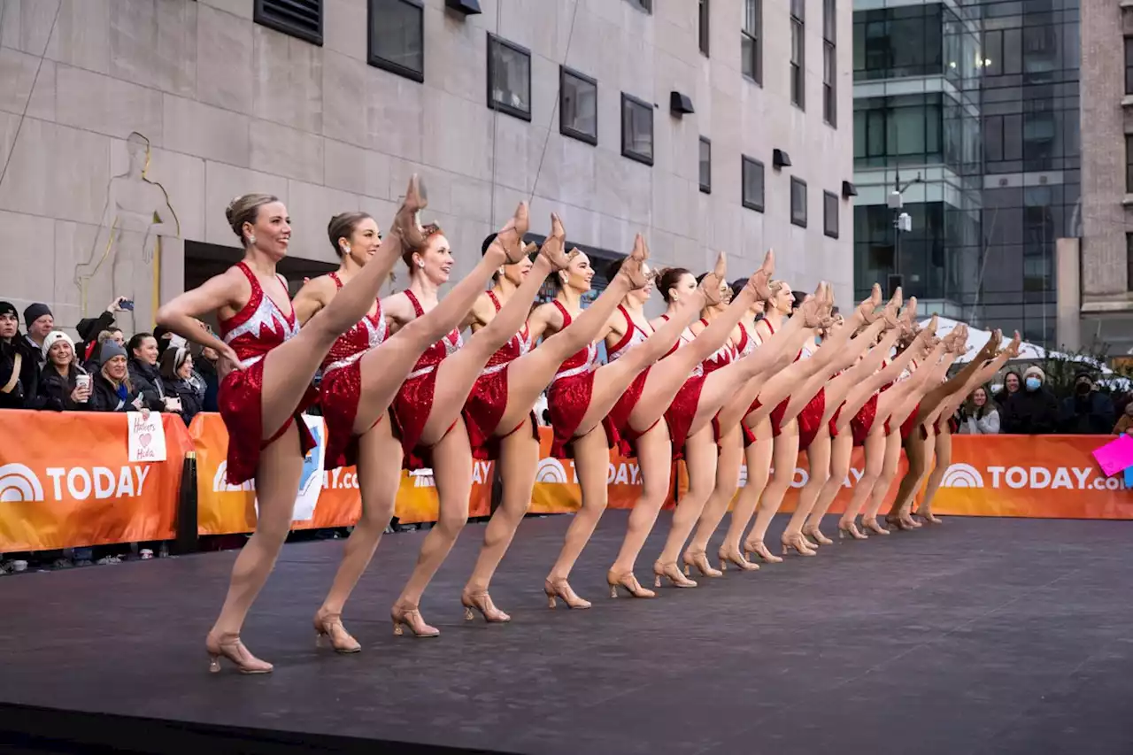 Watch the Radio City Rockettes perform on the TODAY plaza!