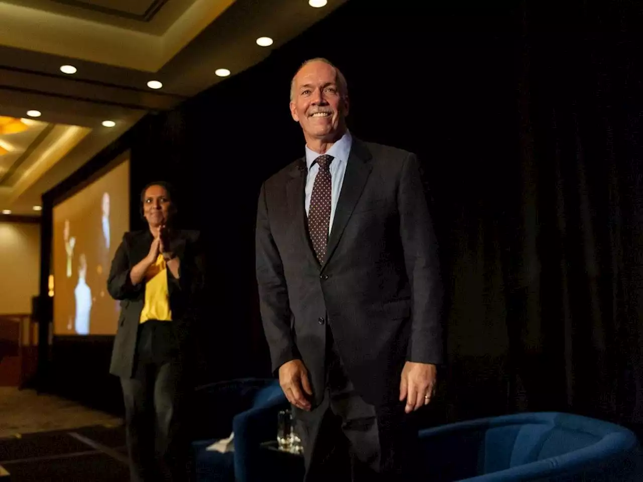 As John Horgan exits, he offers to help broker a deal on health care funding