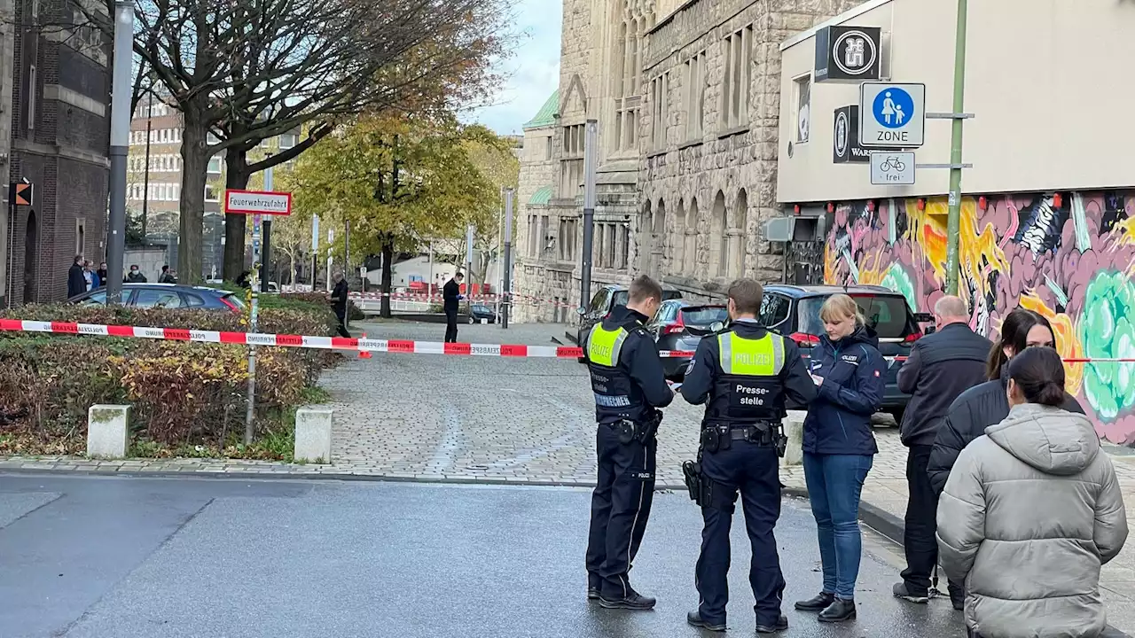 Polizeieinsatz an Alter Essener Synagoge