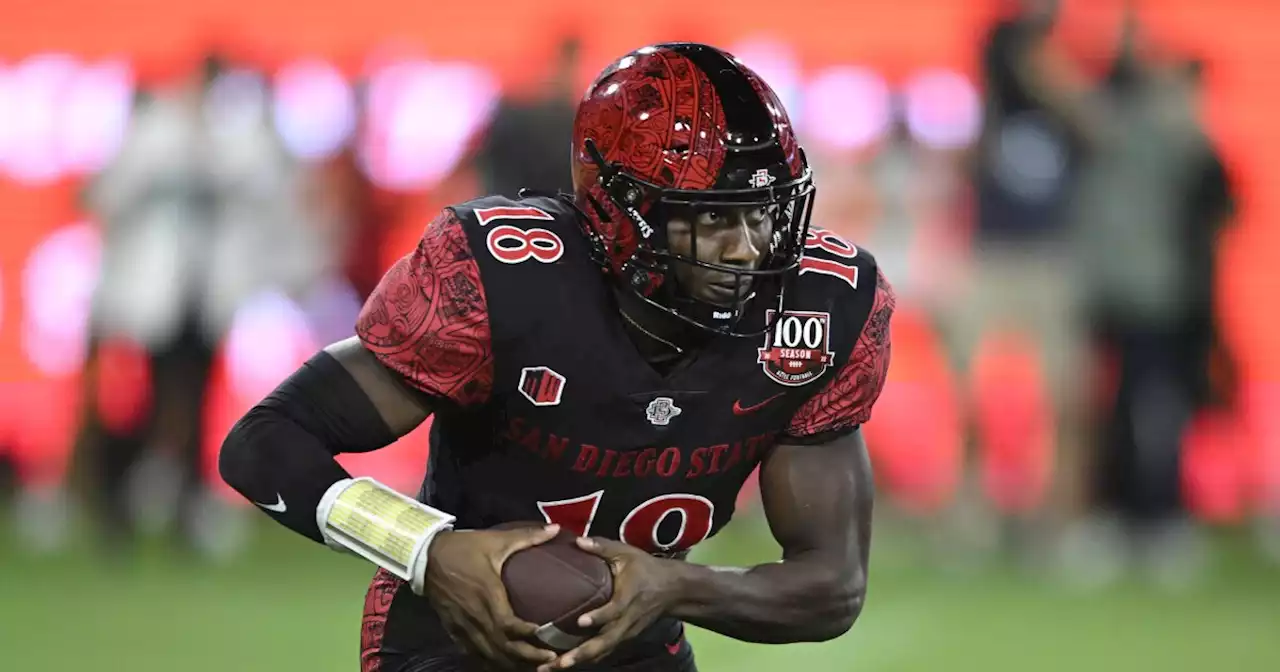 Mayden's 2 TDs to Shaw help SDSU beat New Mexico 34-10