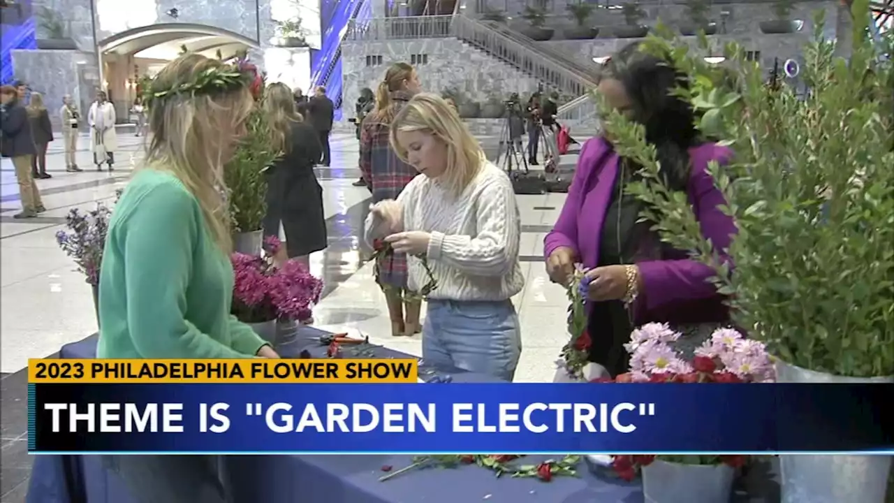 Organizers offer preview of 2023 Philadelphia Flower Show