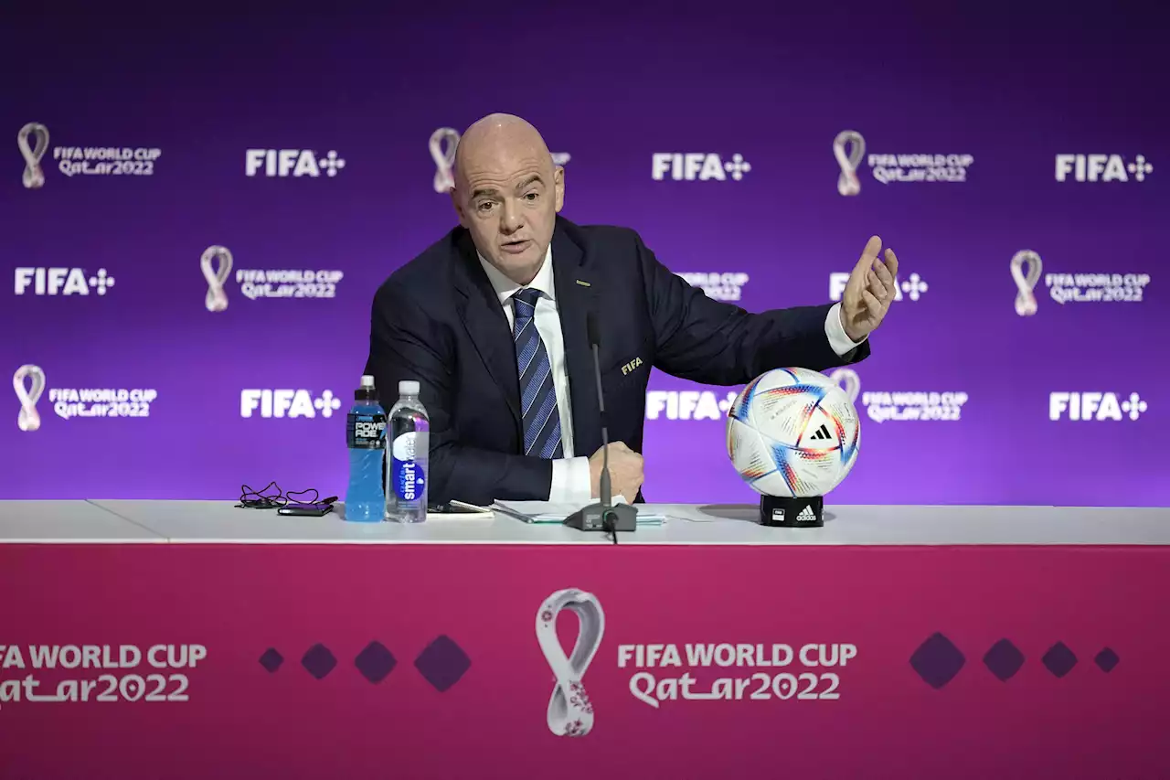 Infantino says double standard behind World Cup critics