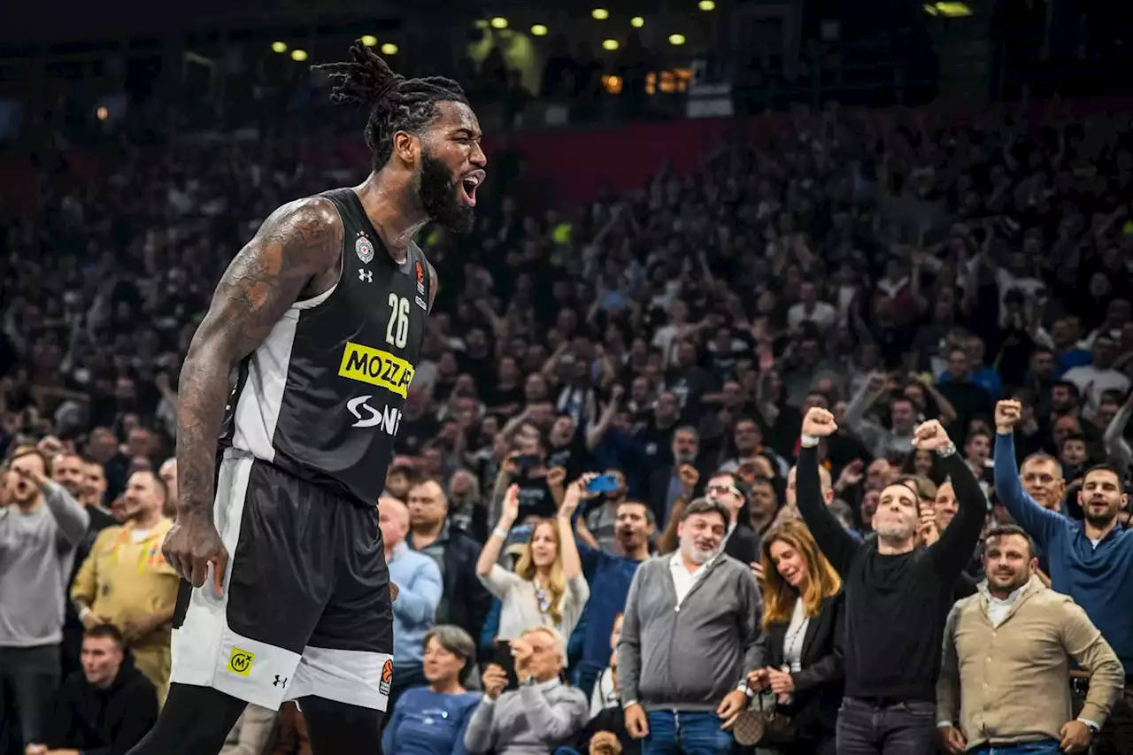 'Il a dominé, comme toujours' : Mathias Lessort cartonne encore avec le Partizan Belgrade - BeBasket