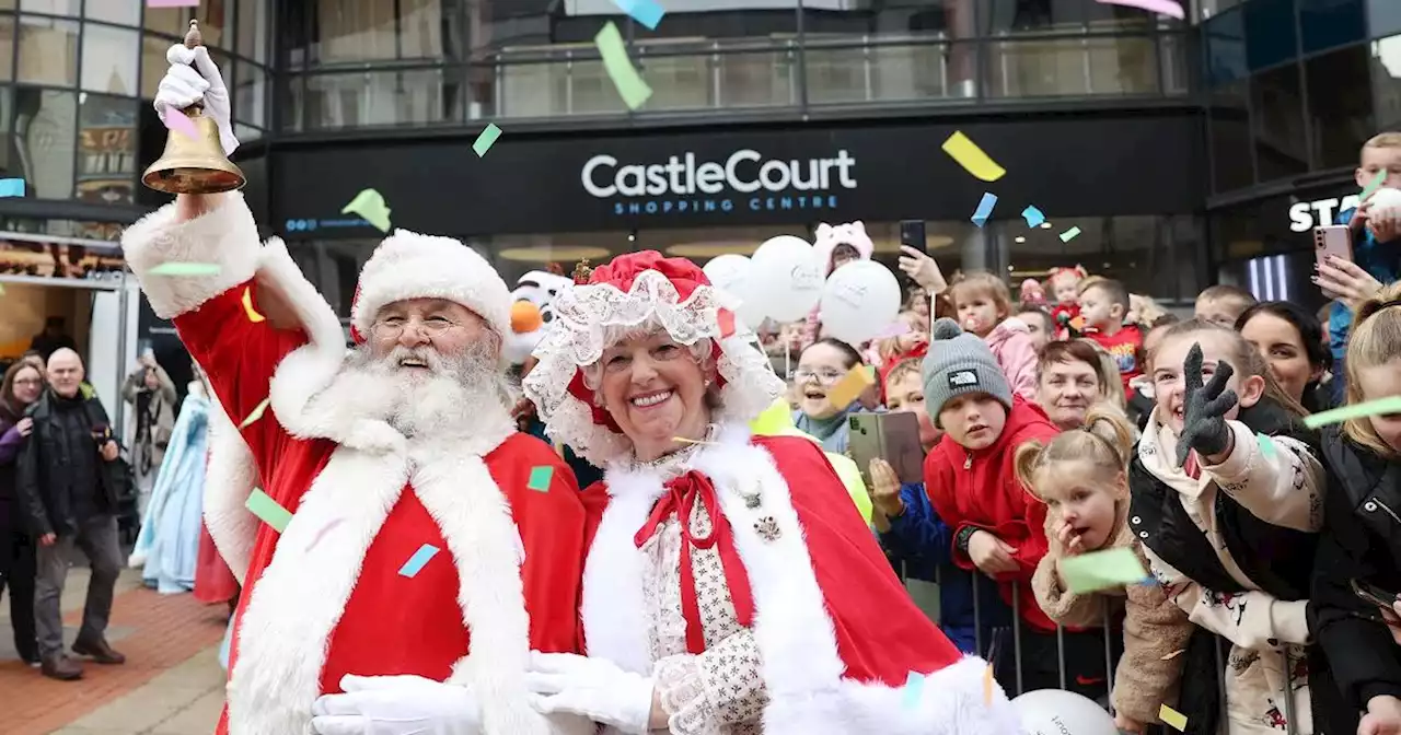 Santa Claus arrives in style to CastleCourt's Winter Wonderland Grotto