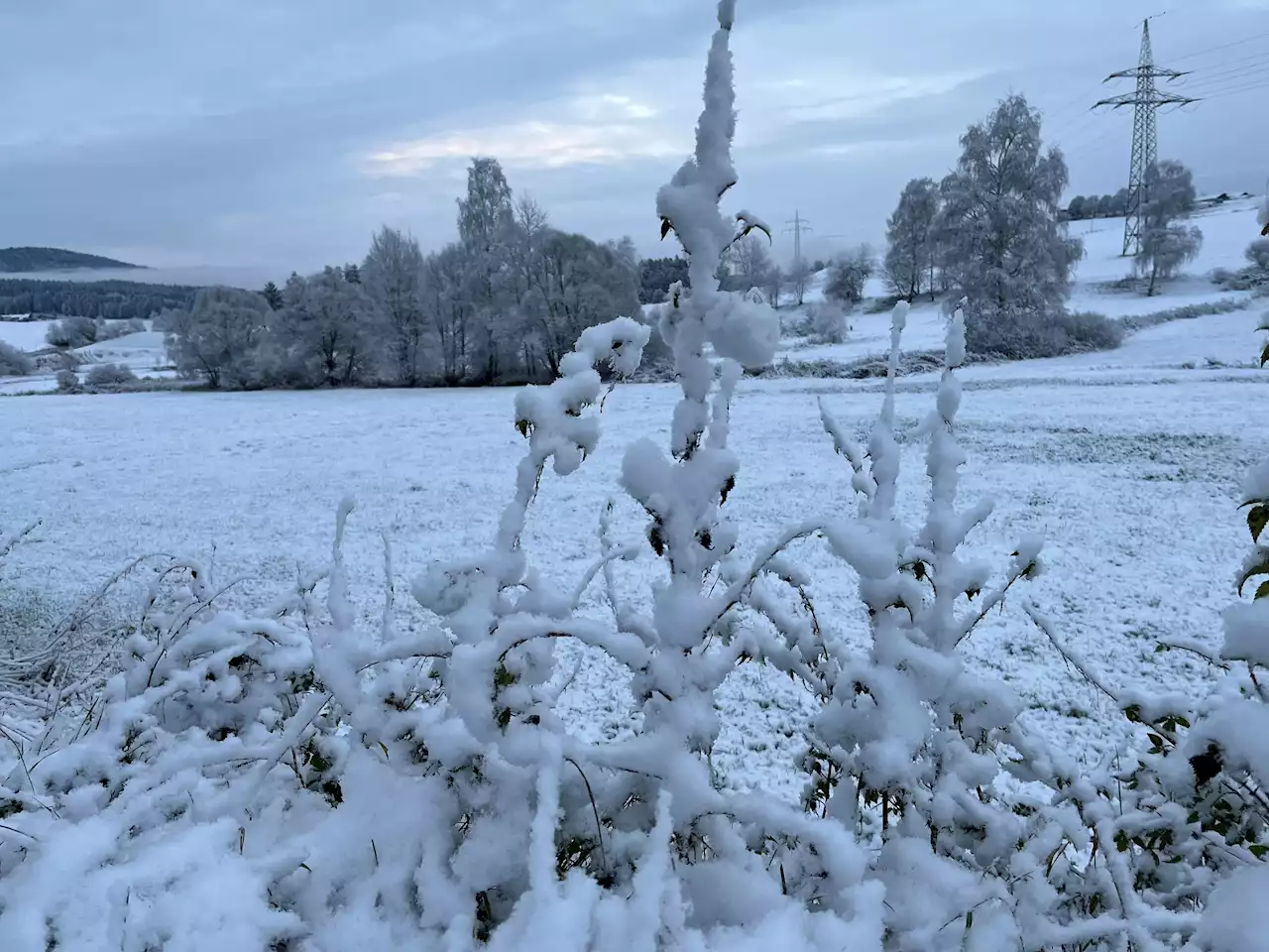 Erster Schneefall: Kleinere Unfälle in Bayern