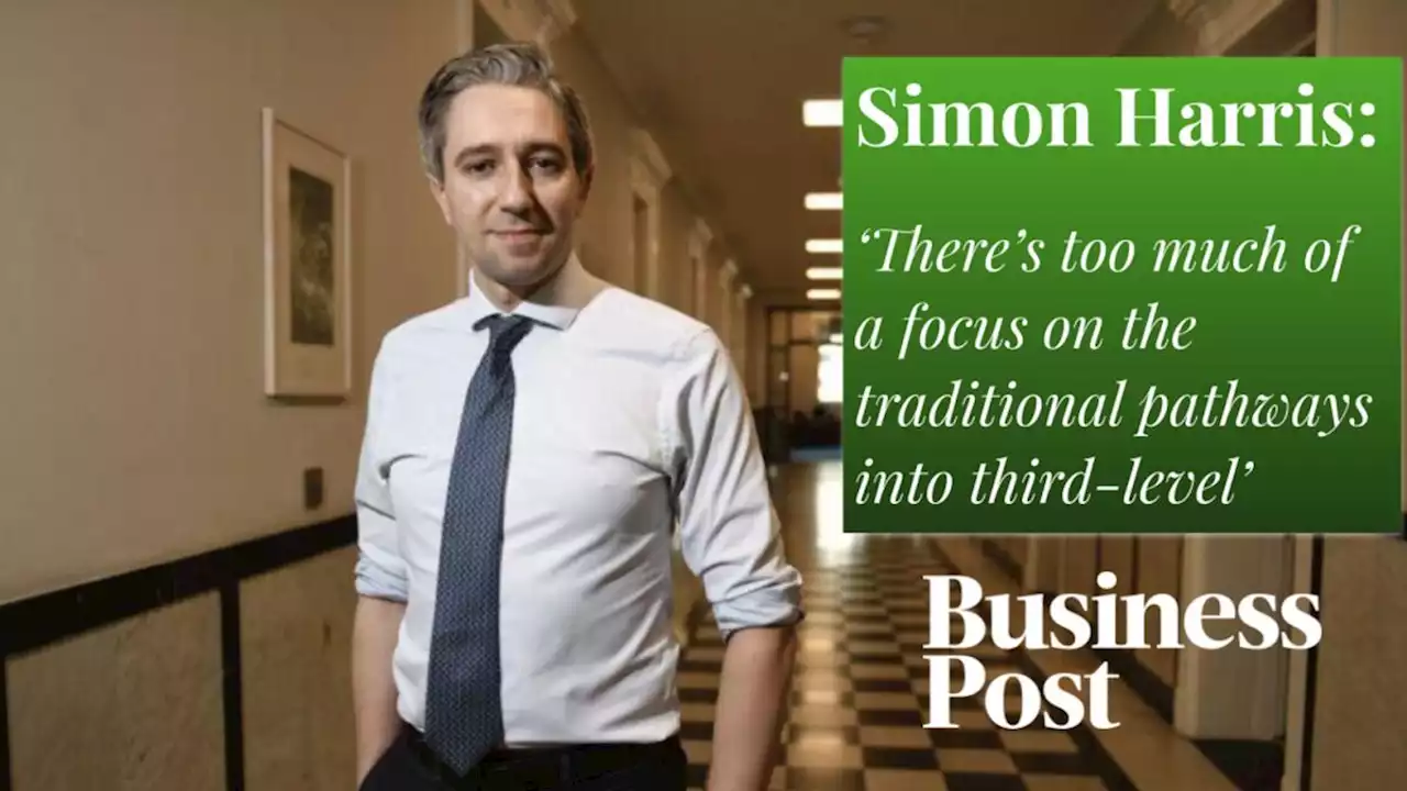 Simon Harris: ‘There’s too much of a focus on the traditional pathways into third-level education’