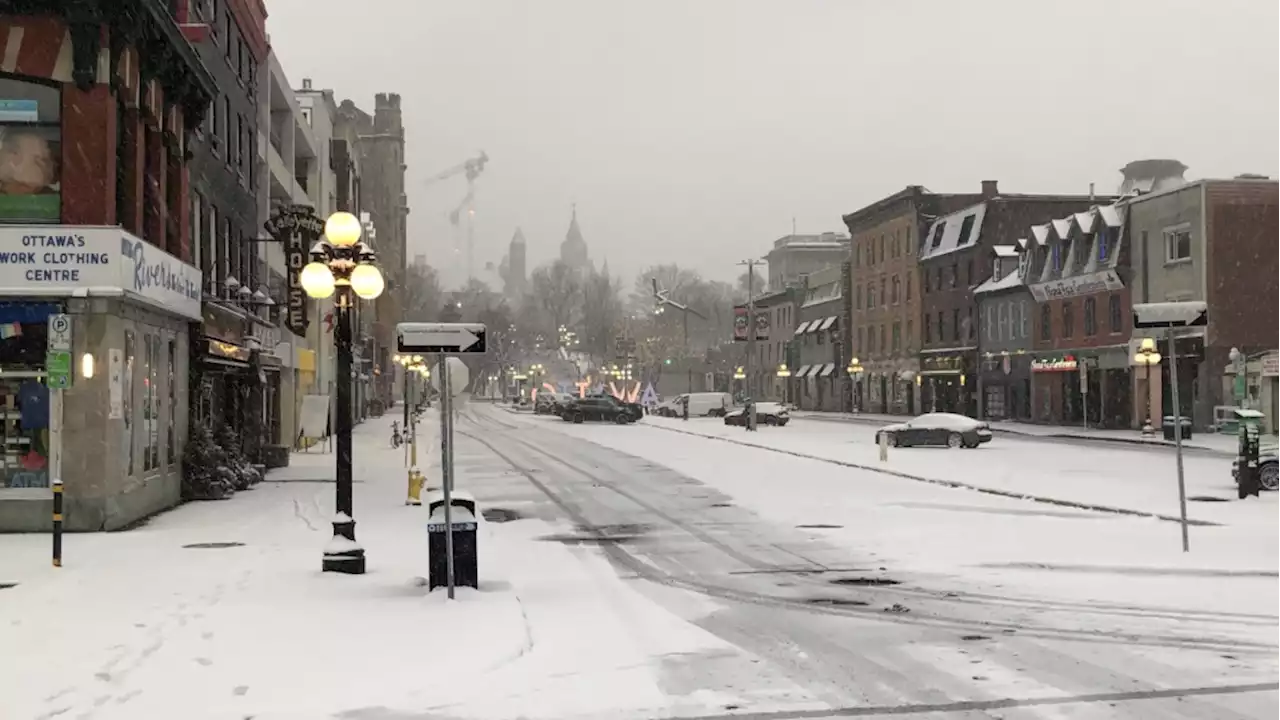 Here is when Ottawa will receive 5-10 cm of snow this weekend