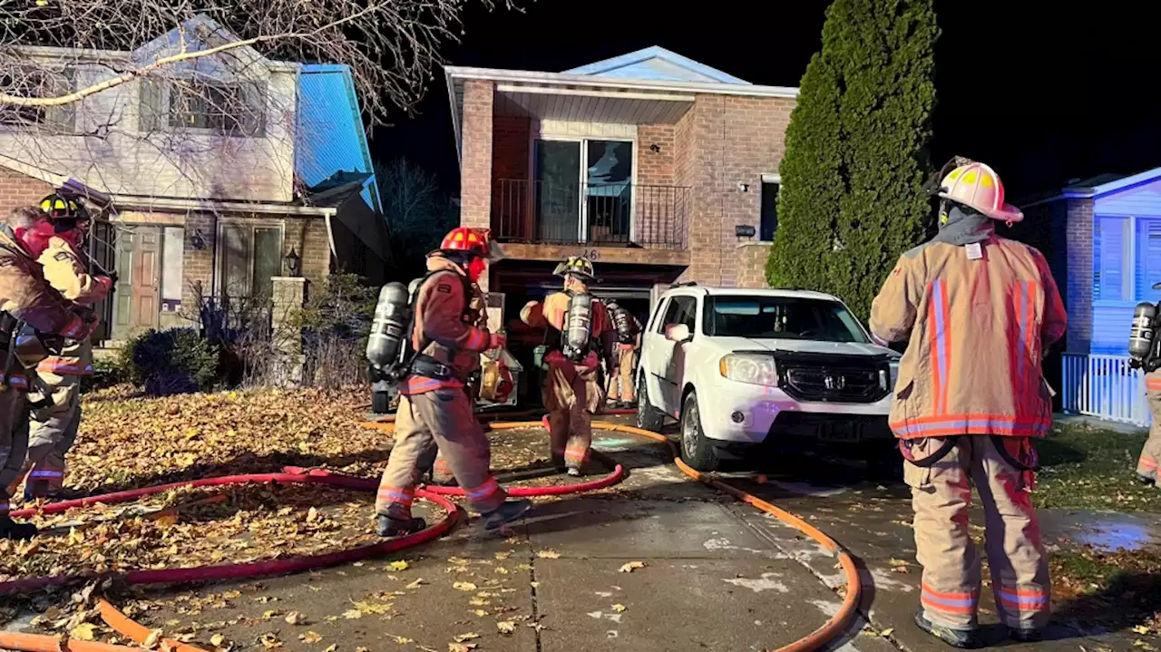 13 people hospitalized, including 5-year-old in critical condition, after house fire in Hamilton