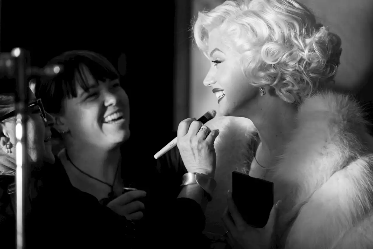 Hair, Makeup and a Little Hollywood Magic Transformed Ana de Armas Into Marilyn Monroe for 'Blonde'