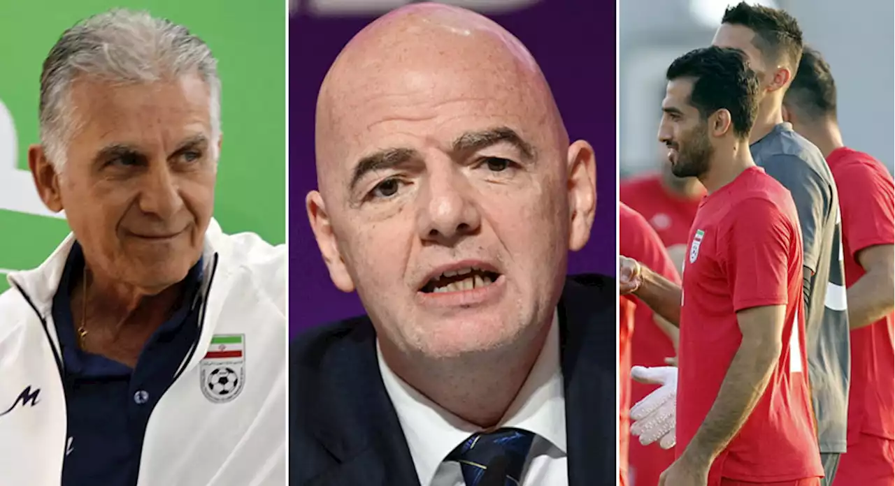 TV: Infantino om Irans VM-deltagande: 'Fifa är inte världspolisen'