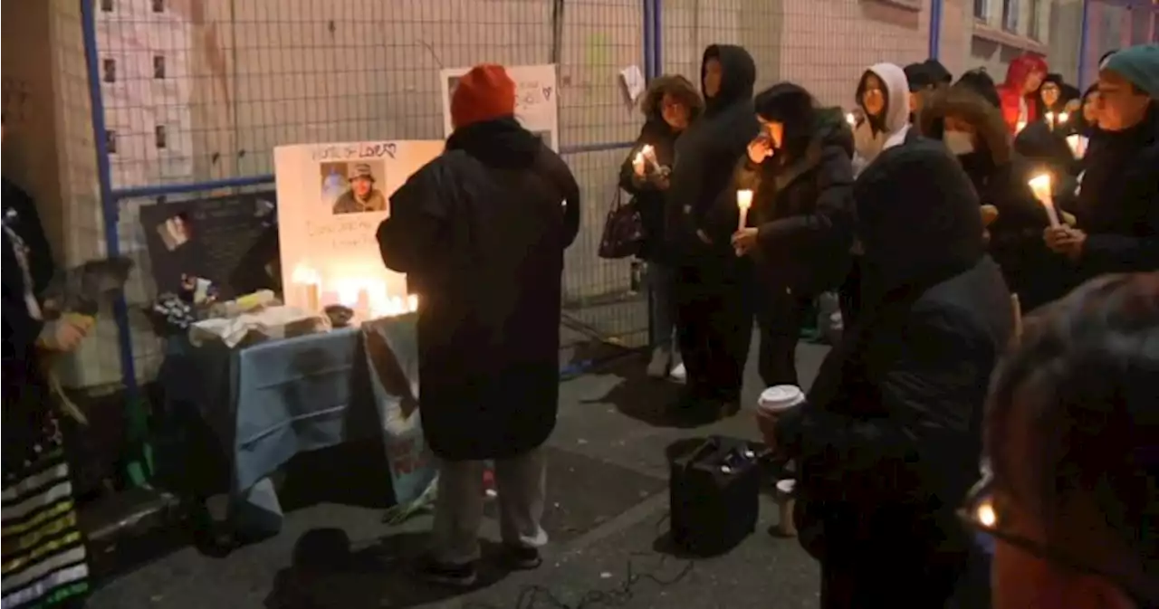 Vigil held to remember 23-year-old Darius Smallboy in downtown Vancouver - BC | Globalnews.ca