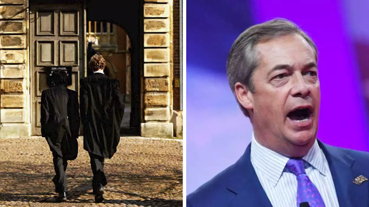 Eton College apologises after boys 'hurl racist and sexist slurs' at girls visiting from state school during Nigel Farage speech