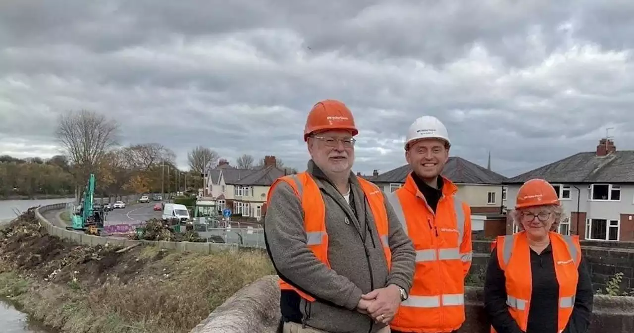 Work begins on vital flood defences on Broadgate and Riverside in Preston