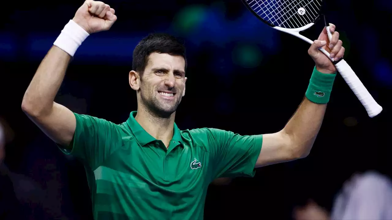 Djokovic is nog één zege verwijderd van zijn zesde titel op ATP Finals