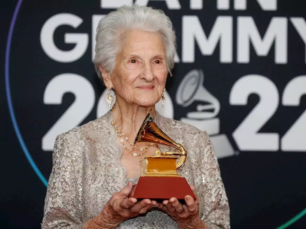 At 95, Angela Alvarez wins Best New Artist in Latin Grammy awards