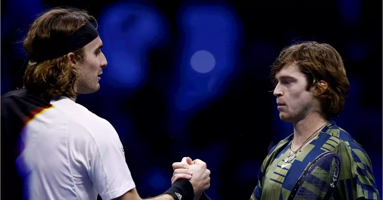 Rublev disagrees with Tsitsipas' 'few tools' claim after ATP Finals win