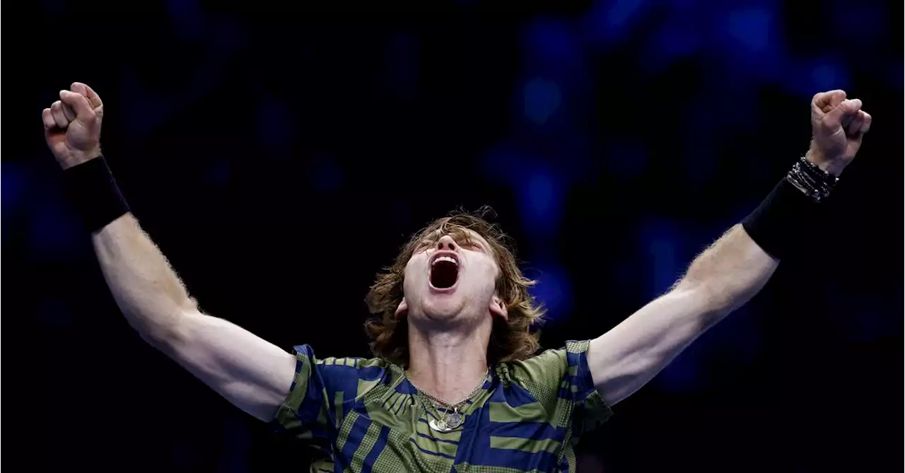 Rublev storms back to beat Tsitsipas and reach ATP Finals last four