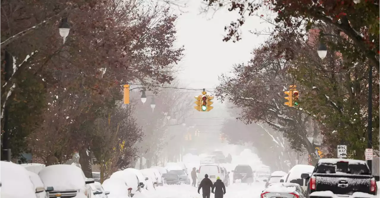 Snowstorm batters western New York, restricting travel ahead of busy Thanksgiving holiday