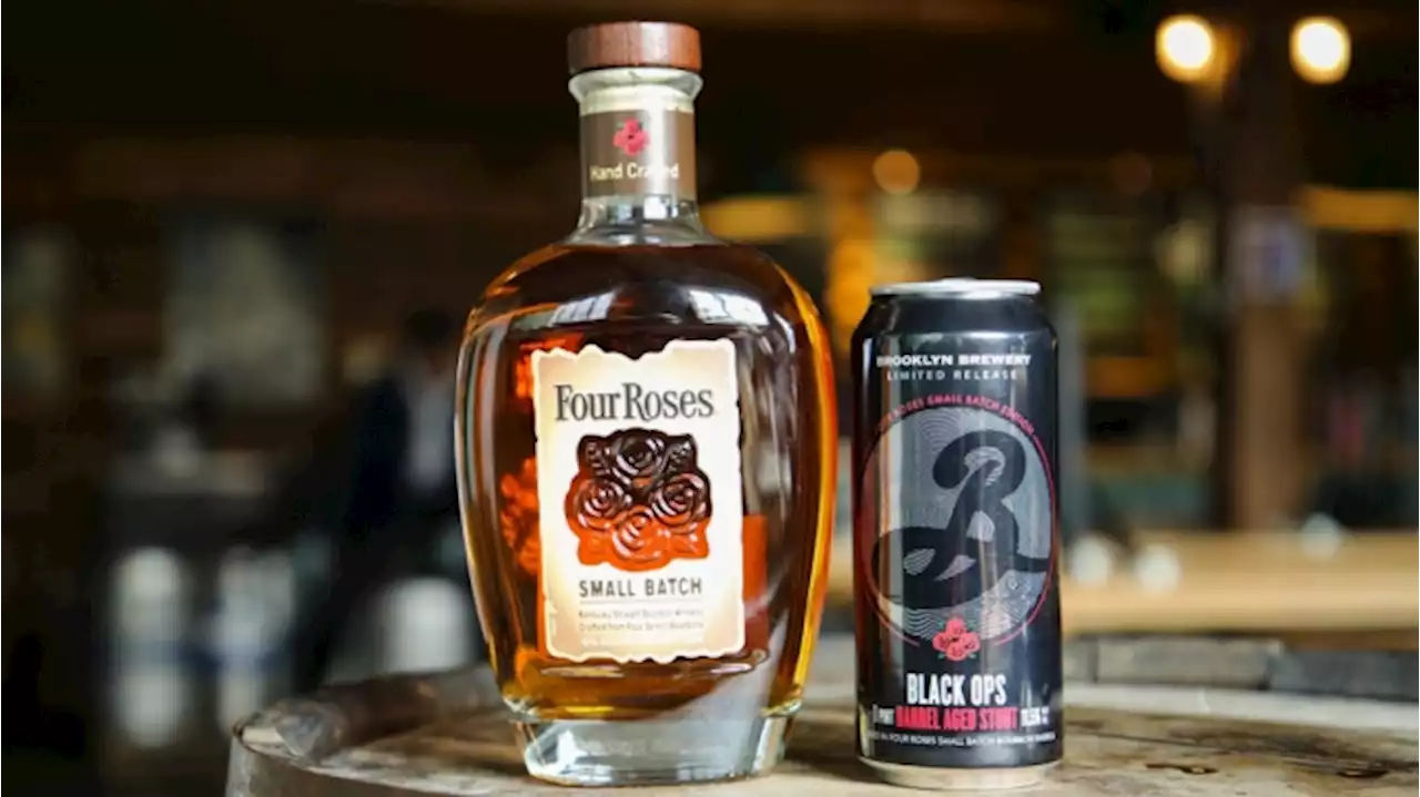 Four Roses and Brooklyn Brewery Teamed Up for a Limited Edition Beer Aged in Bourbon Barrels