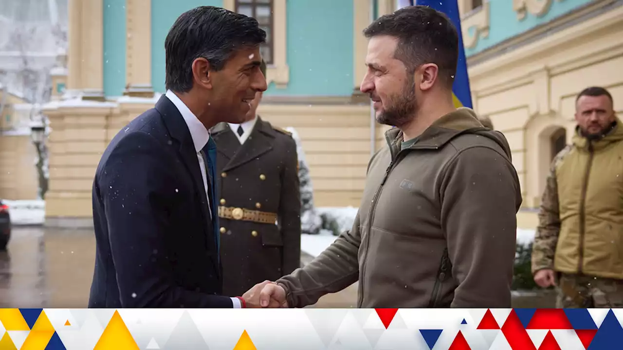 Ukraine war latest: Rishi Sunak meets Zelenskyy in Kyiv for first time since becoming PM