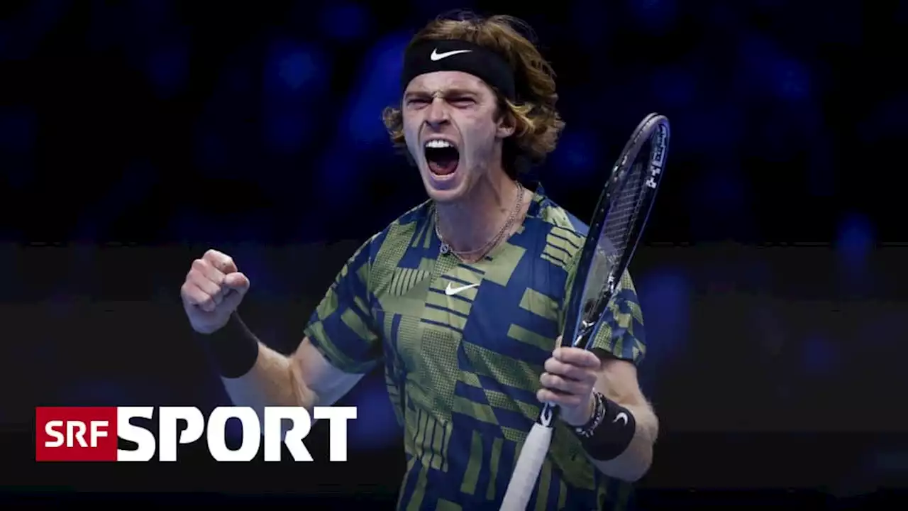 ATP Finals - Rublew schlägt Tsitsipas und komplettiert Halbfinal-Feld