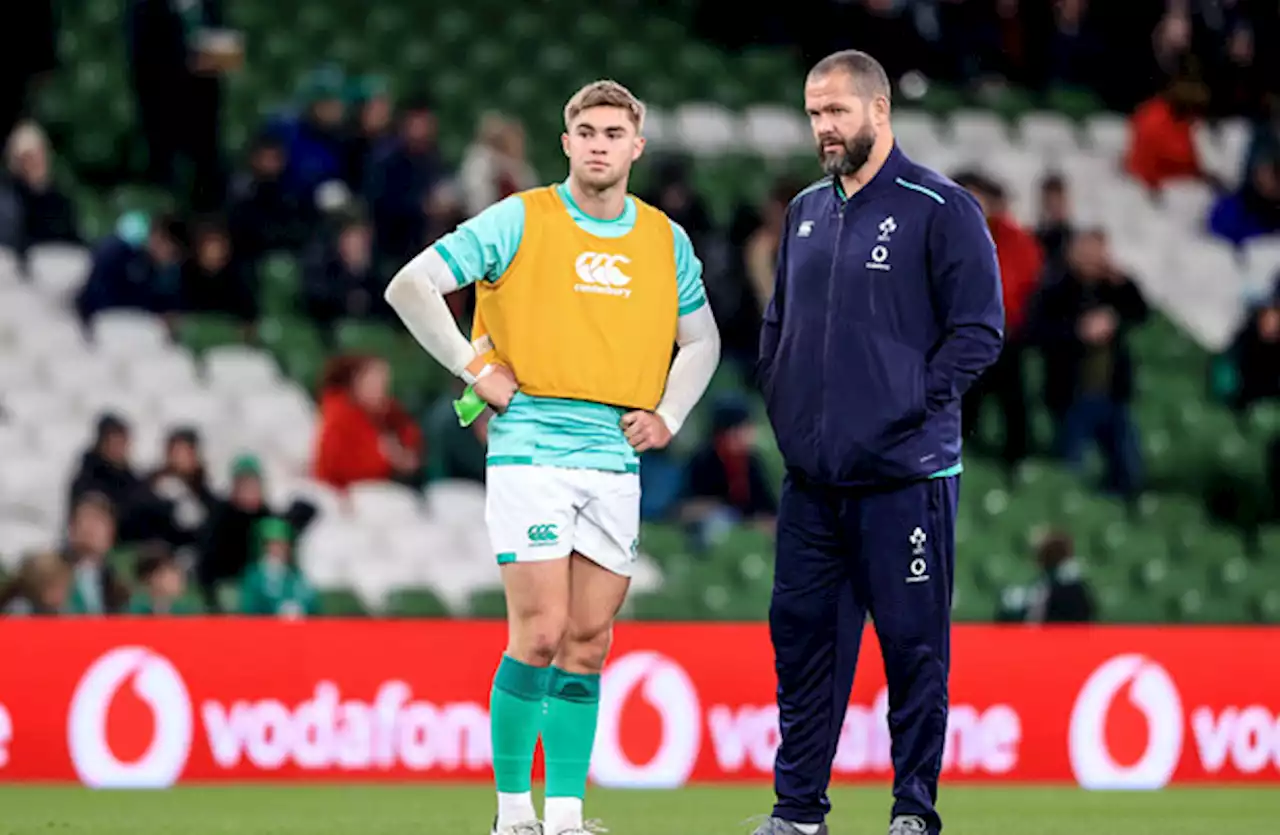 Sexton ruled out so Jack Crowley starts for Ireland against Wallabies