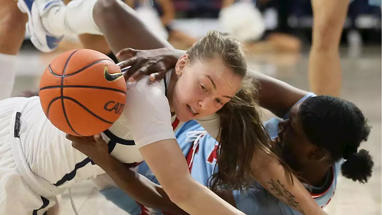 Esmery Martinez grabs second double-double to lead No.18 Arizona past LMU, 87-51