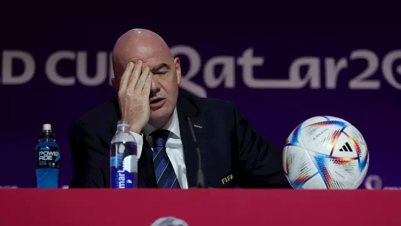 Infantino: ‘Als dit het grootste WK-probleem is, ga ik op het strand liggen’