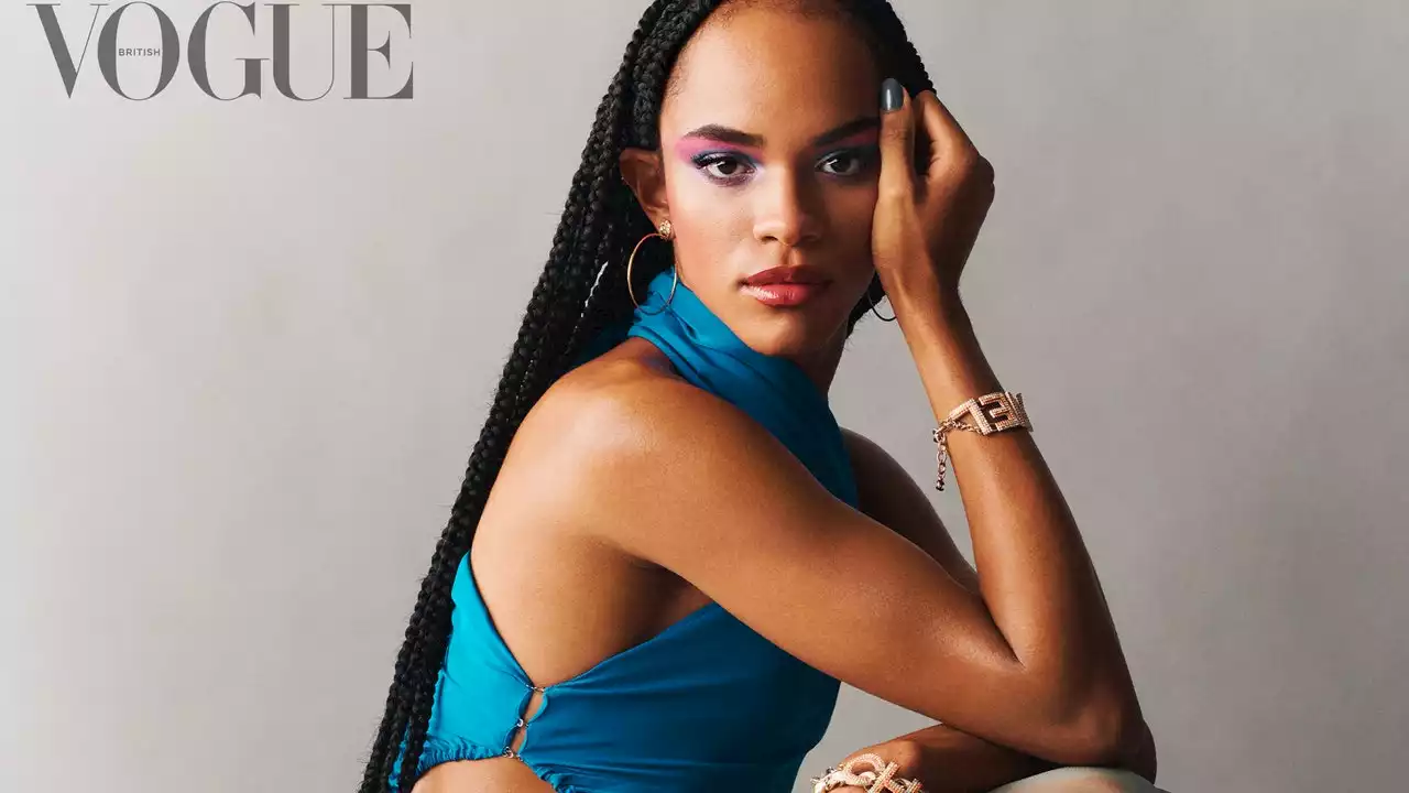 Yasmin Finney’s Vogue Cover Look Was Inspired By Bianca Jagger At Studio 54