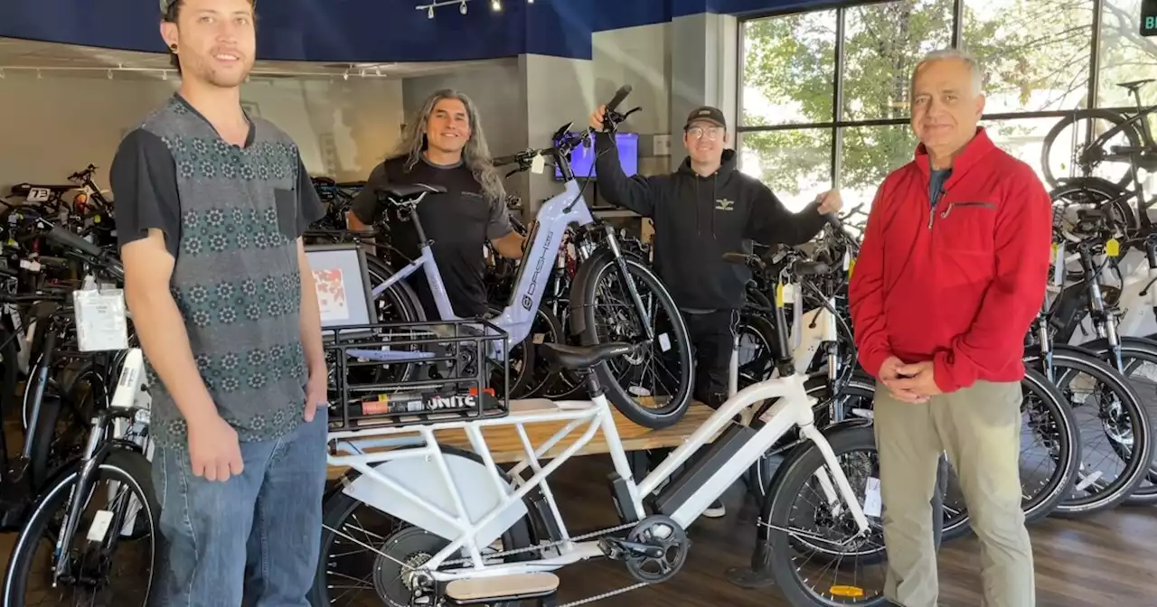 Denver7 Gives surprises man with new ebike after his was stolen while making Uber Eats deliveries