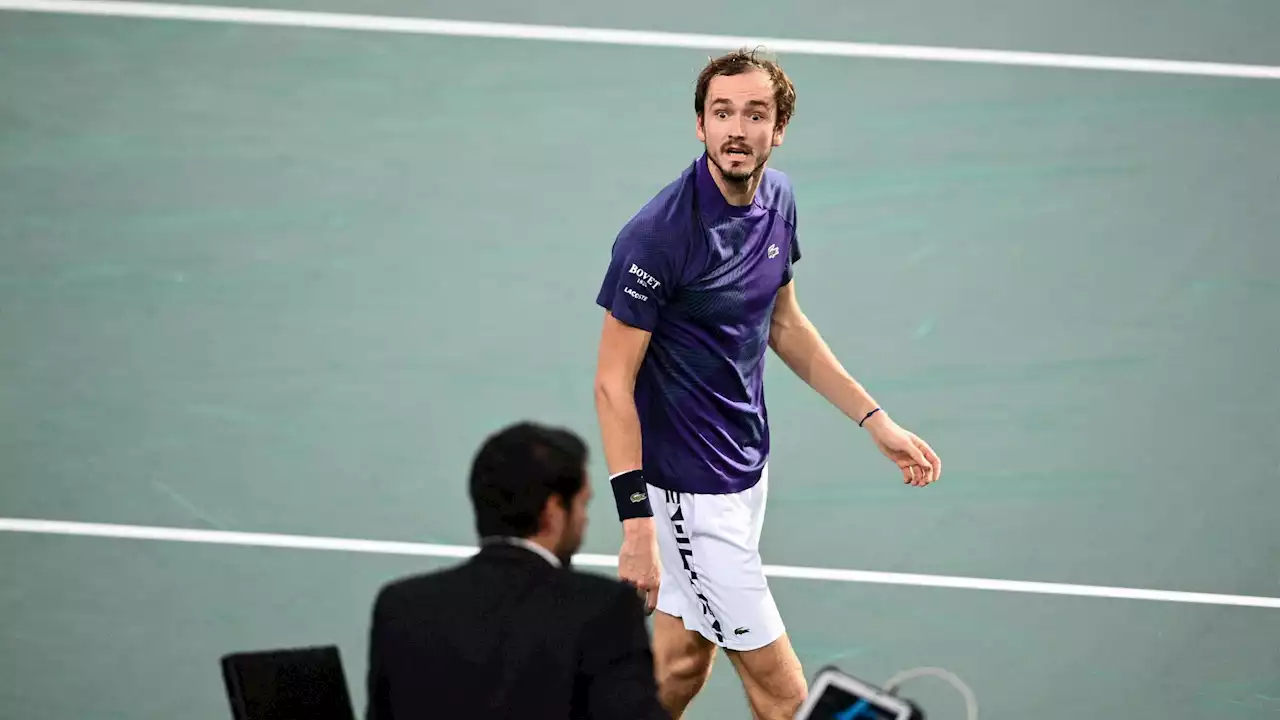 Masters Paris: Daniil Medvedev scheitert mit Ausraster in zweiter Runde an Australier Alex de Minaur