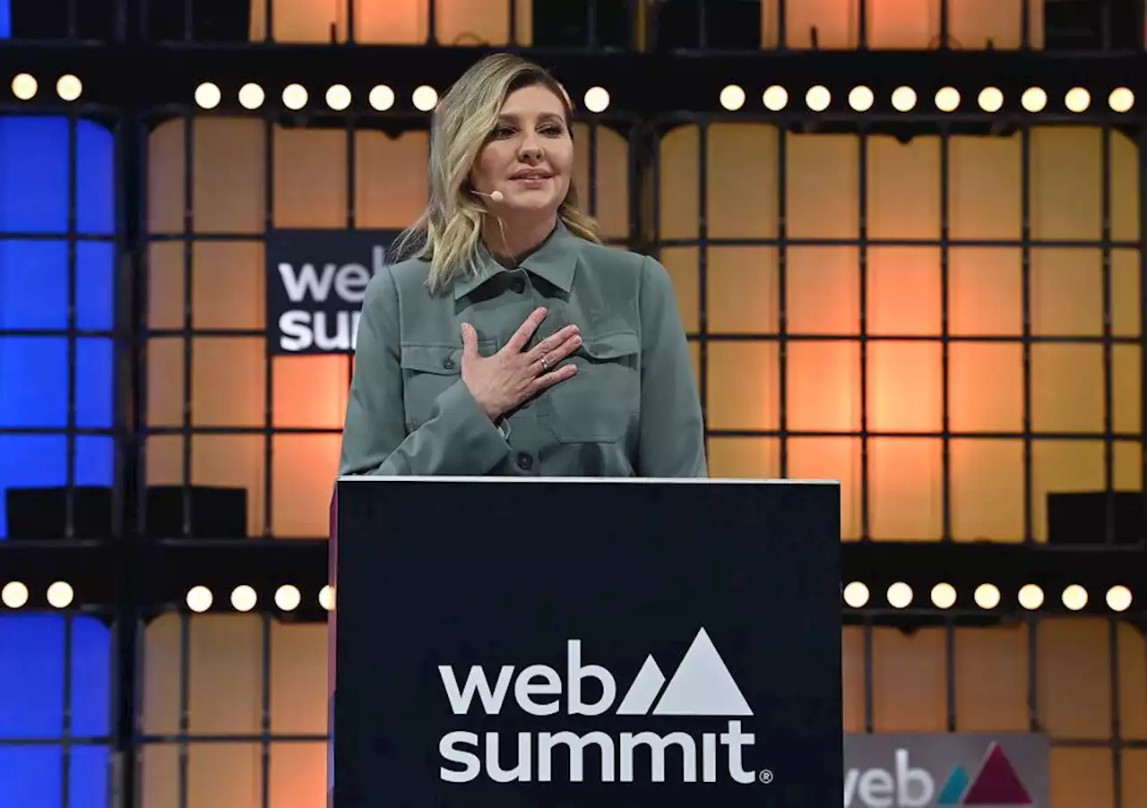 Ukraine First Lady Olena Zelenska Asks Tech Community For Help In Surprise Web Summit Appearance