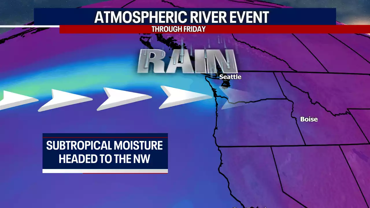 Increasing sun Wednesday, heavy rain Thursday evening and Friday