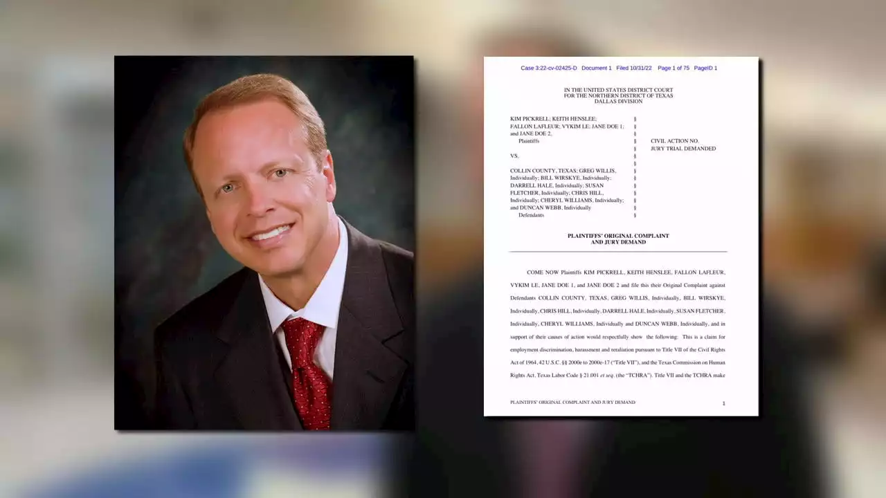 Collin County District Attorney sexually harassed, retaliated against employees, lawsuit says