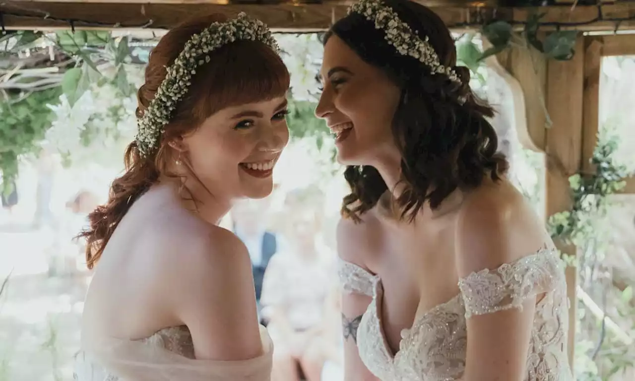 'We planned our same-sex wedding while pregnant': TikTok stars speak out