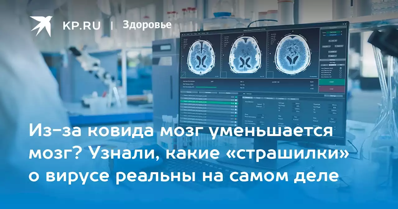 Из-за ковида мозг уменьшается мозг? Узнали, какие «страшилки» о вирусе реальны на самом деле