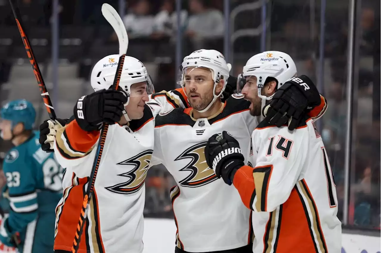 Ducks win a wild one against Sharks in a shootout