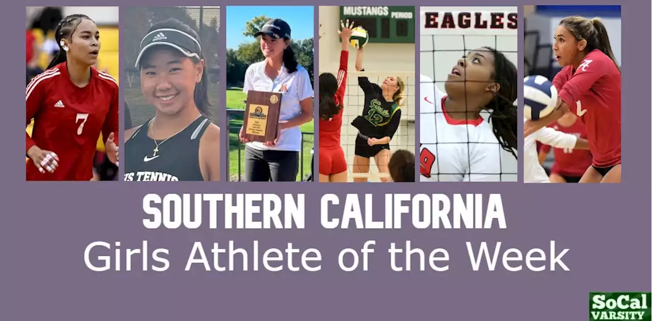 VOTE: Southern California Girls Athlete of the Week, November 4